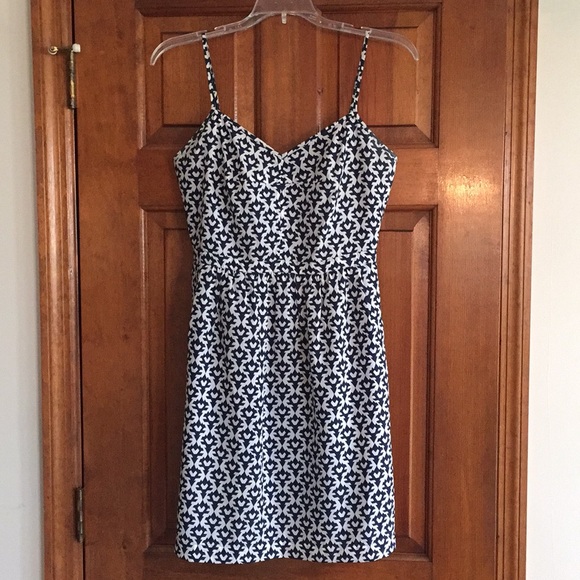 J. Crew Factory Dresses & Skirts - J Crew Navy White Womens Sundress 2